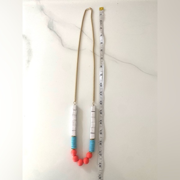 Handmade polymer clay statement necklace - Picture 4 of 4